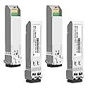 OPSTRAN 10GBASE-SR SFP+ Optical Transceiver Module Compatible with Ubiquiti Unifi UF-MM-10G 10Gbps 850nm 300m DDM Duplex LC MMF 4 Pack