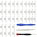 CTHTBZ 50Pcs Replacement L2 R2 Trigger Button Metal Springs Compatible with Playstation PS5 Controller Parts Repair Accessories, With Screwdriver