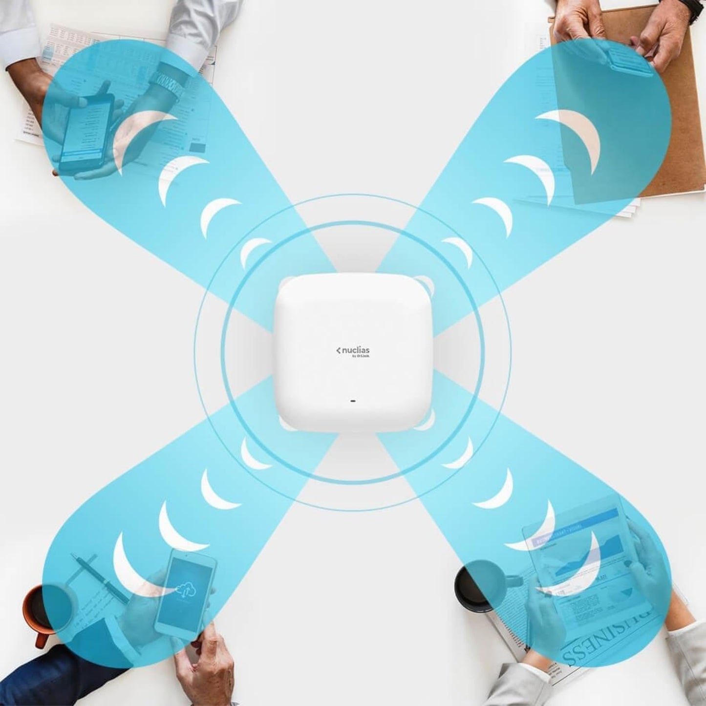 Nuclias by D-Link Wireless AC1300 Cloud-Managed Wave 2 MU-Mimo Access Point (DBA-1210P)