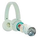 BuddyPhones POP Fun | Foldable Bluetooth Kids Headphones + Microphone, Works Wired or Wireless - SafeAudio Volume Limiting for iPhone/iPad/Tablet/PC…