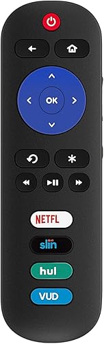 New Replacement Universal Remote Control Applicable for TCL Roku TV, fit for Hisense Roku/Onn Roku/Insignia Roku