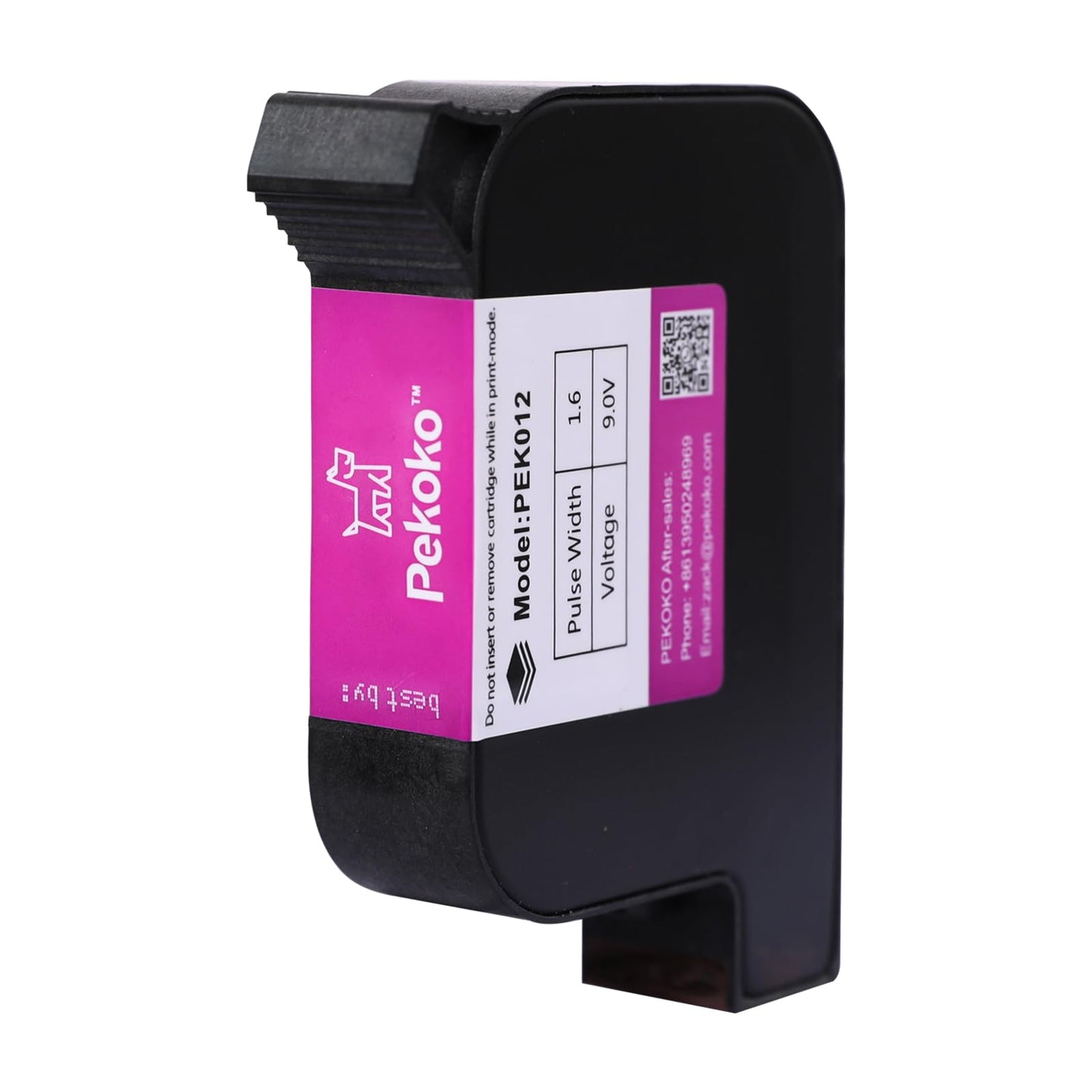 PKEOKO Black Original Solvent Quick Drying Ink Cartridge for MD1 Desktop Inkjet Printer