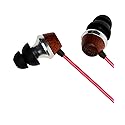 Symphonized ALN 2.0 Premium Genuine Wood In-ear Noise-isolating Headphones|Earbuds|Earphones with Innovative Shield Technology Cable and Mic (Lava…