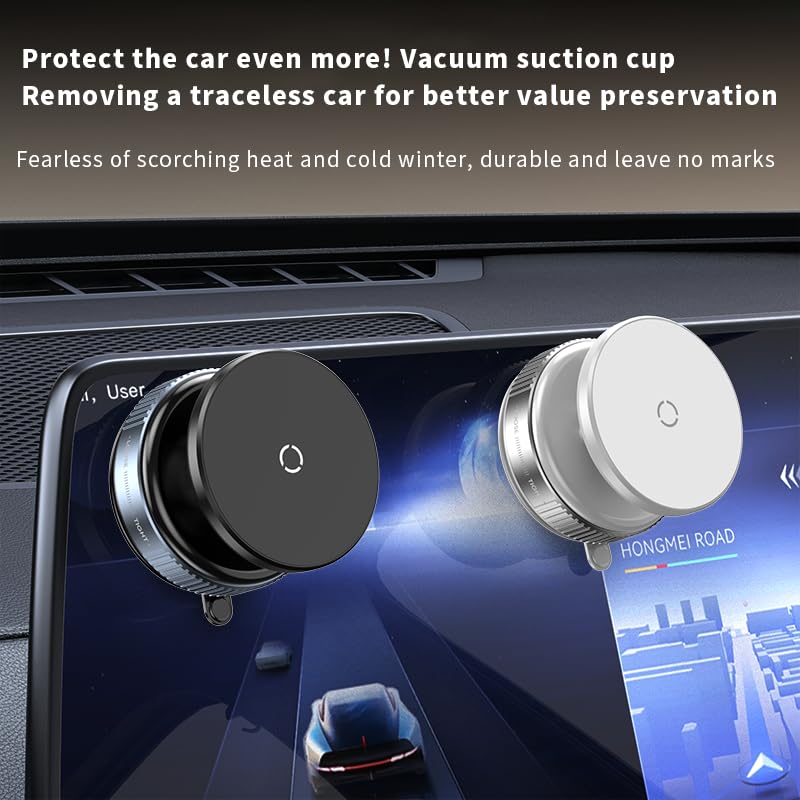 Hosann Century Suction Cup Phone Mount, Upgraded 360° Adjustable Phone Holders for Your Car,Smooth Surface,Gym,Mirror,Compatible with iPhone & Android