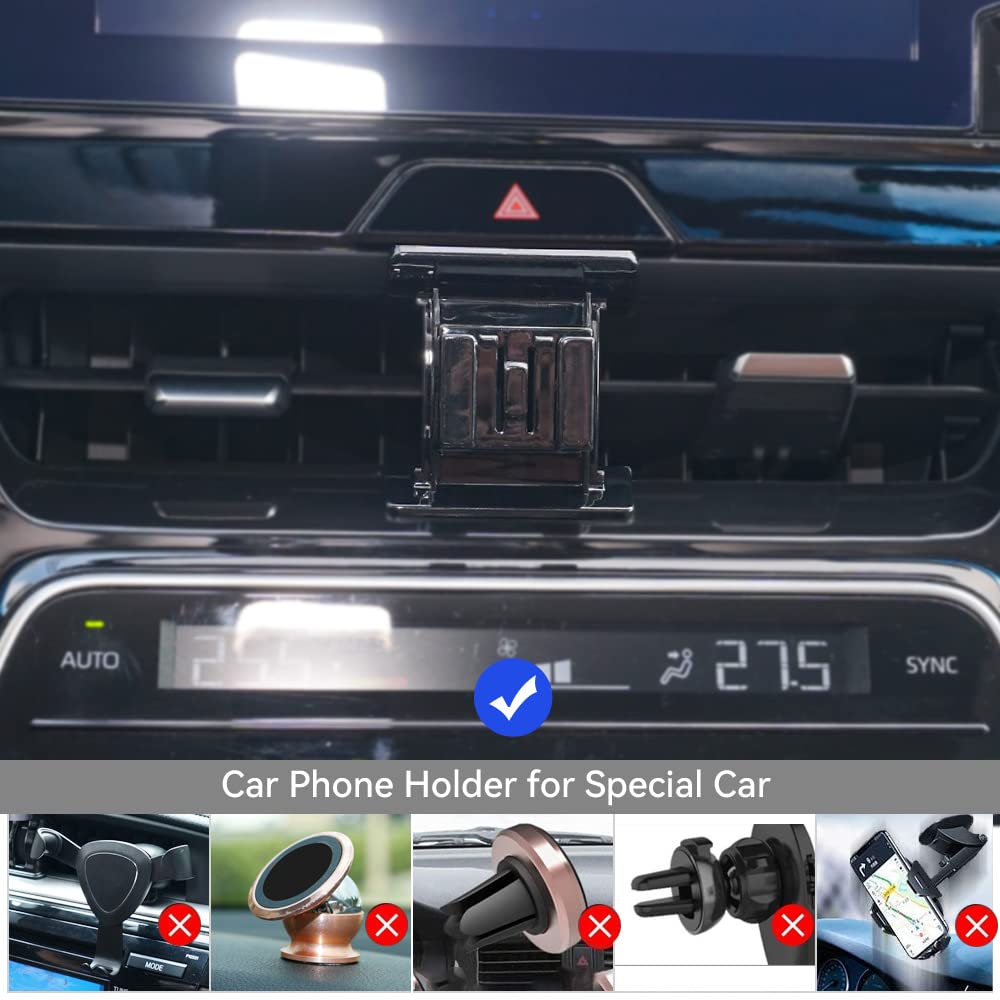 Bwen Car Phone Holder Fit for Toyota Venza 2024 2023 2022 2021 Strong Magnetic Air Vent Phone Mount Custom Cell Phone Automobile Cradles for Any