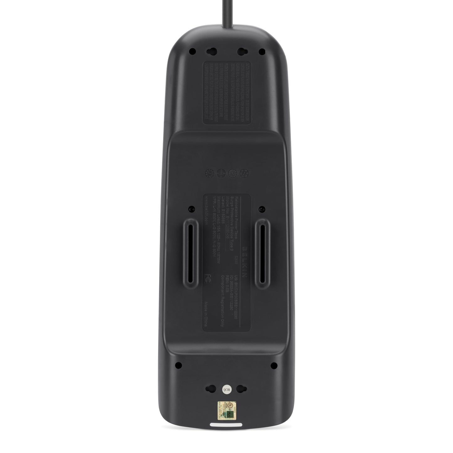 Belkin Power Strip Surge Protector - 12 AC Multiple Outlets, Ethernet & Cable Protection - 8 ft Long Extension Cord for Home, Office, Travel, Computer