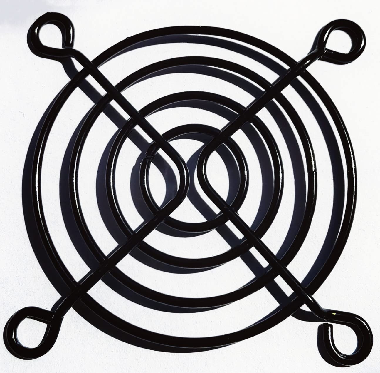 GDQLCNXB 5Pcs Fan Grill, 60mm Metal Axial Cooling Fan, Finger Guard Protective Grill for Desktop Computer Ventilator