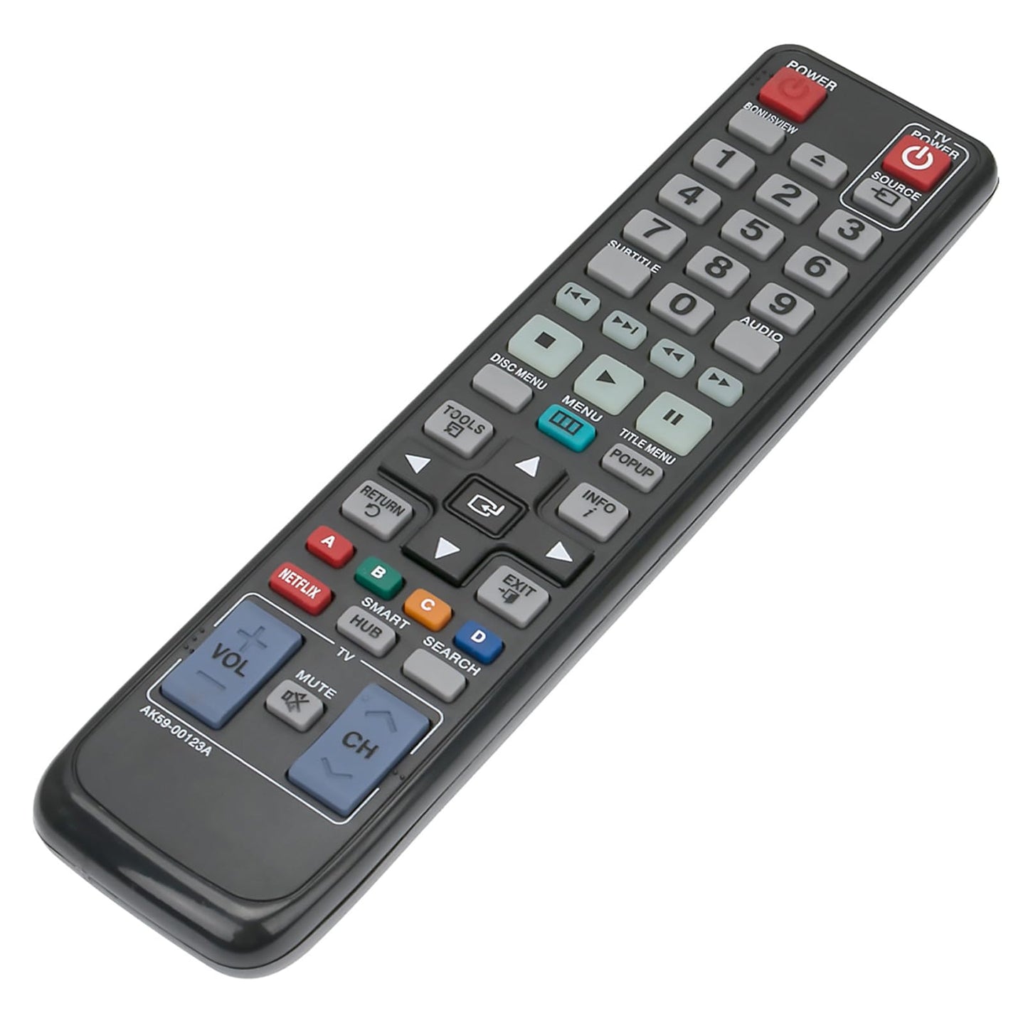 AK59-00123A Replace Remote Control fit for Samsung BD-D5490 BD-D5500 BD-D5500C BD-D5700 BD-D6100C BD Blu-Ray Disc DVD Player BD-D6500/ZV BD-D700