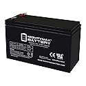 Mighty Max Battery ML7-12F2 - 12 Volt 7 AH, F2 Terminal, Rechargeable SLA AGM Battery