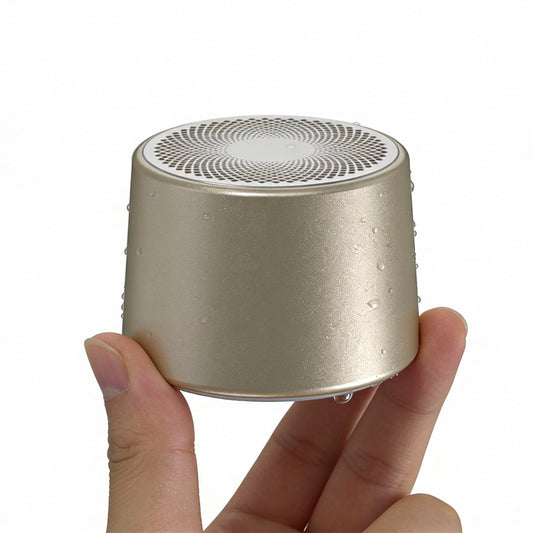 Mini Magnetic Bluetooth Speaker, 5W Internal-Magnet Speaker, Speakers with Hands-Free Call, IPX6 Waterproof, Portable Speakers for Shower, Room, Car
