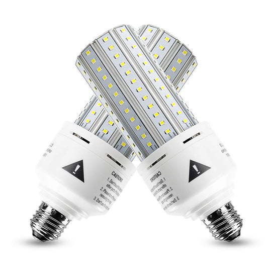 2 Pack 500W Equivalent LED Light Bulb 7500 Lumen 5000K Daylight White Bright E26/E27 Medium Base 60W Corn Light Bulbs for Outdoor Indoor Garage
