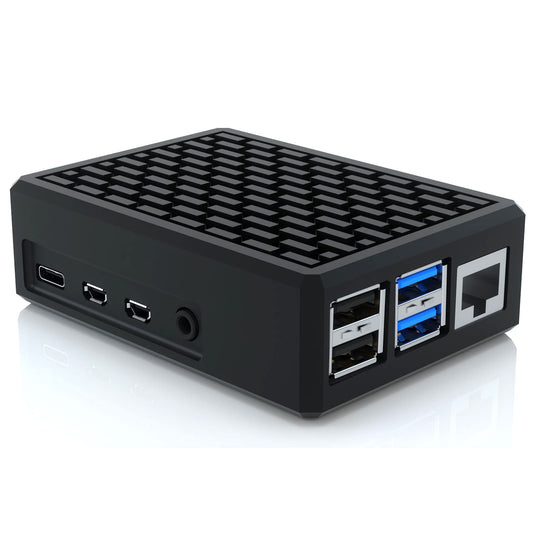 iUniker Aluminiun Pi 4 Case Passive Heatsink Cooler for Raspberry Pi 4 Model B 8GB/4GB/2GB