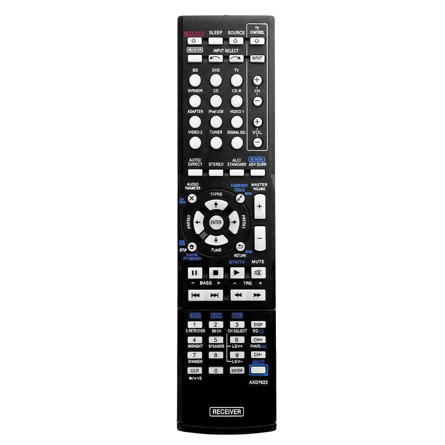 New AXD7622 Replace Remote fit for Pioneer AV Receiver AXD7624 AXD7690 AXD7723 AXD7660 AXD7583 VSX-23TXH VSX-921-K VSX-523-K VSX-521 VSX-524 VSX-530