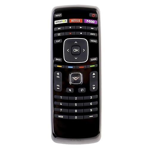 XRT112 Replace Remote fit for VIZIO TV HDTV D500I-B1 E24-C1 E28H-C1 E241IA1 E280I-A1 E320I-B1 E400I-B2 E390I-B1E E390I-A1 E420I-A0 E420I-B0 E480I-B2