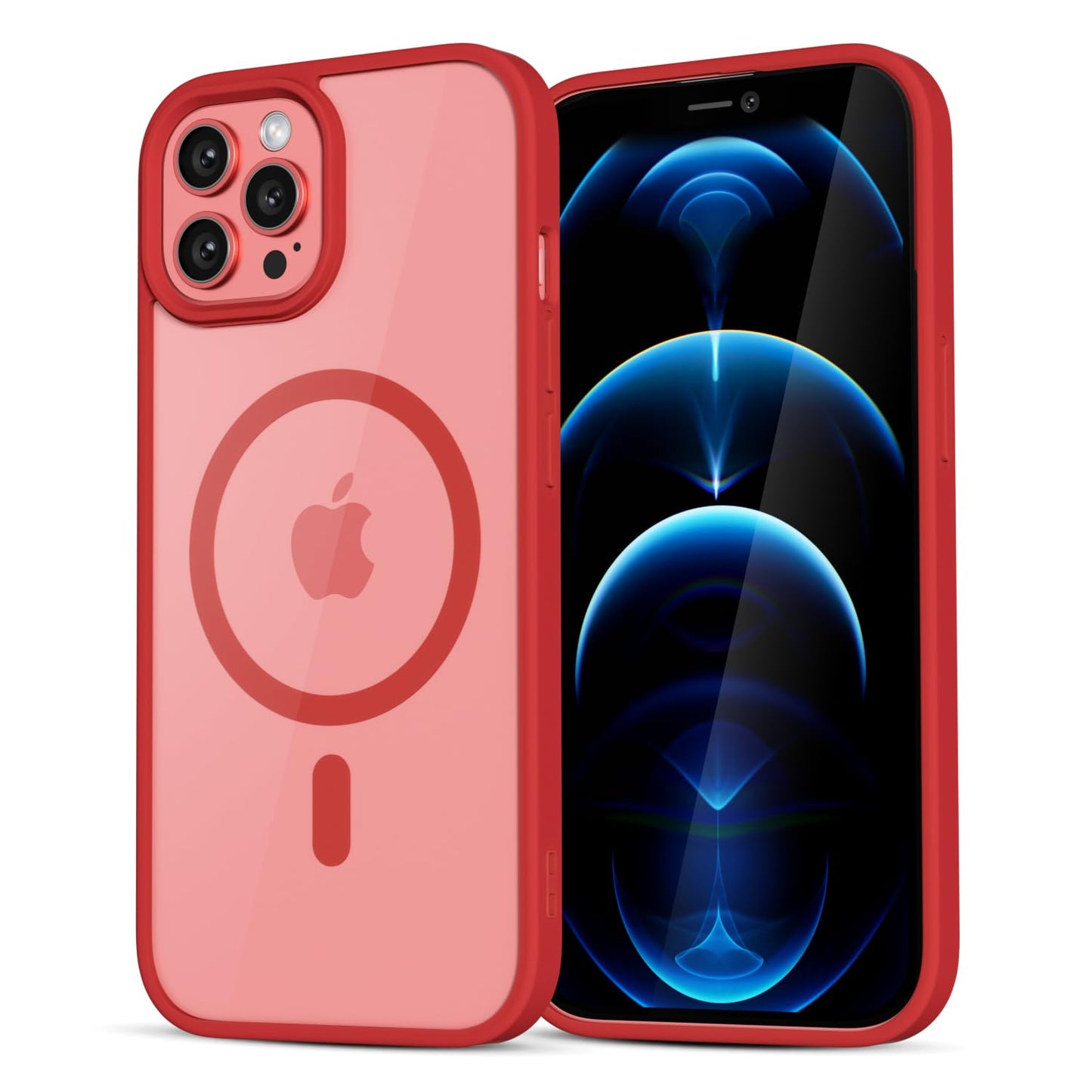 LoeoeL for iPhone 12 Pro Max Case Clear Mag Safe, Ultra Thin Slim Cover Magnetic Compatible with Magsafe Phone Case for Women Men Girl, Cute Soft TPU