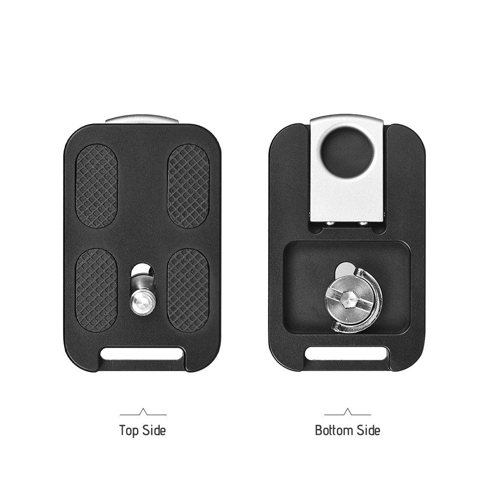 Andoer 60mm Quick Release Plate for Arca-Swiss Tripod Ball Head, with Attachment Loop