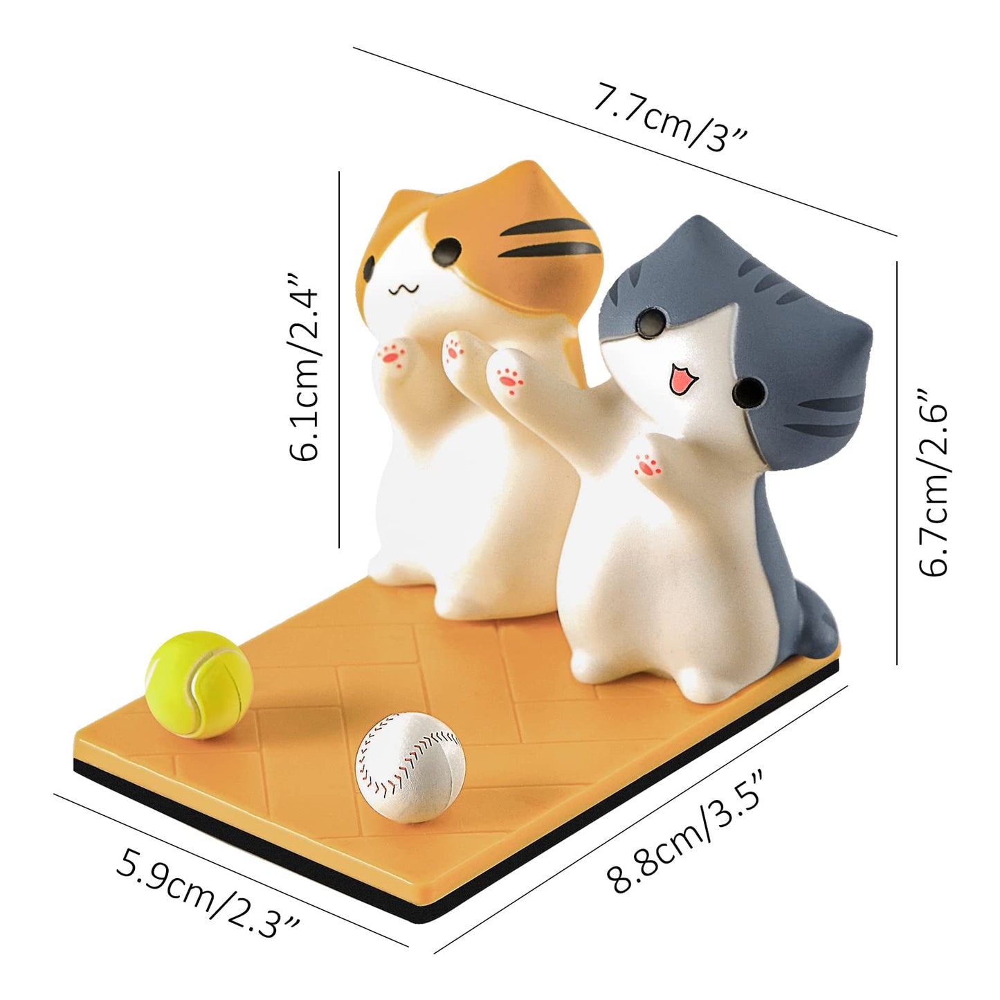 Auhafaly Cute Cat Smartphone Stand Phone Holder Cartoon Animal