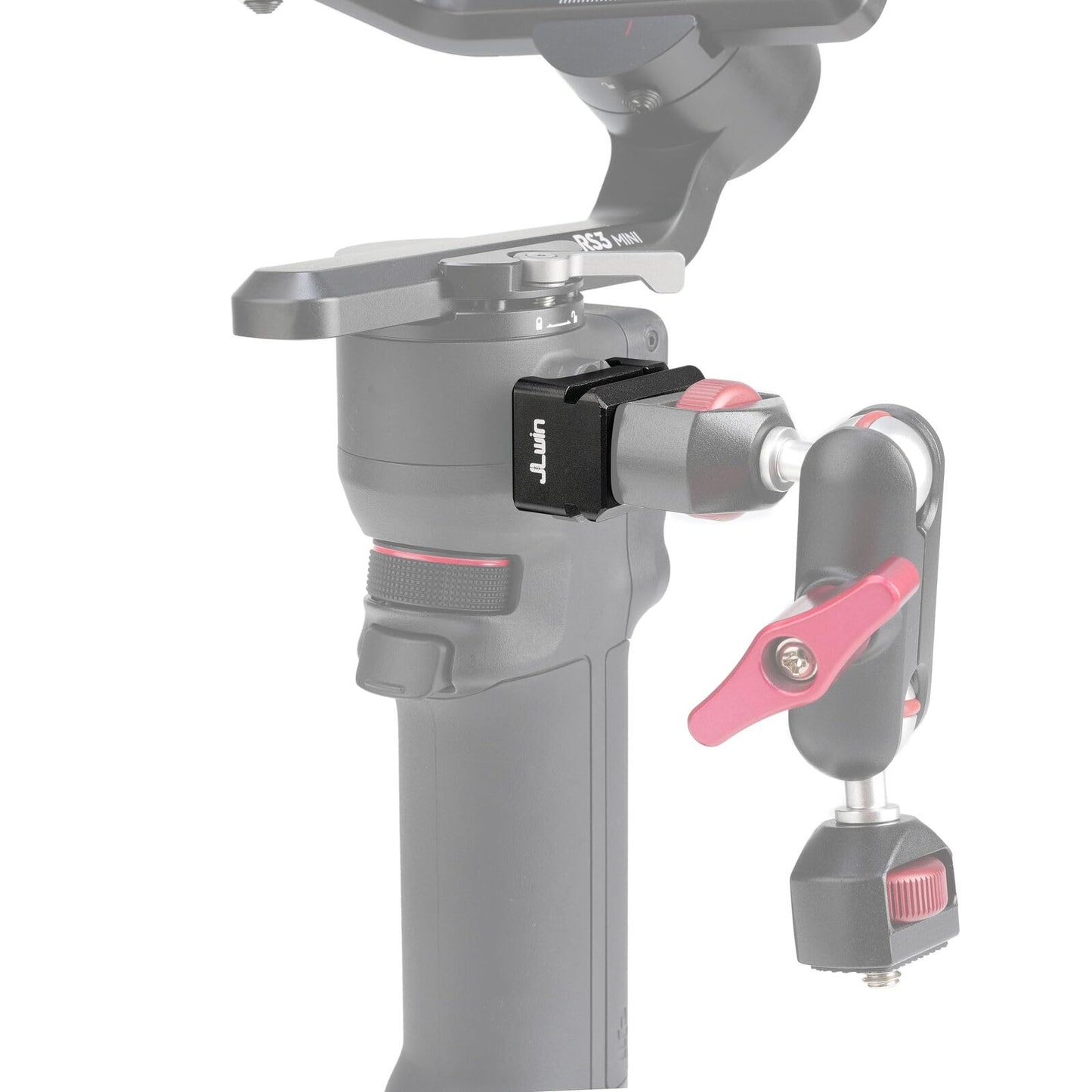 Adjustable Quick Release NATO Rail Clamp with 1/4" 3/8" ARRI Thread Location Hole for Camera Cage Monitor,Compatible with DJI Ronin RSC 2 RS3 RS3 Pro