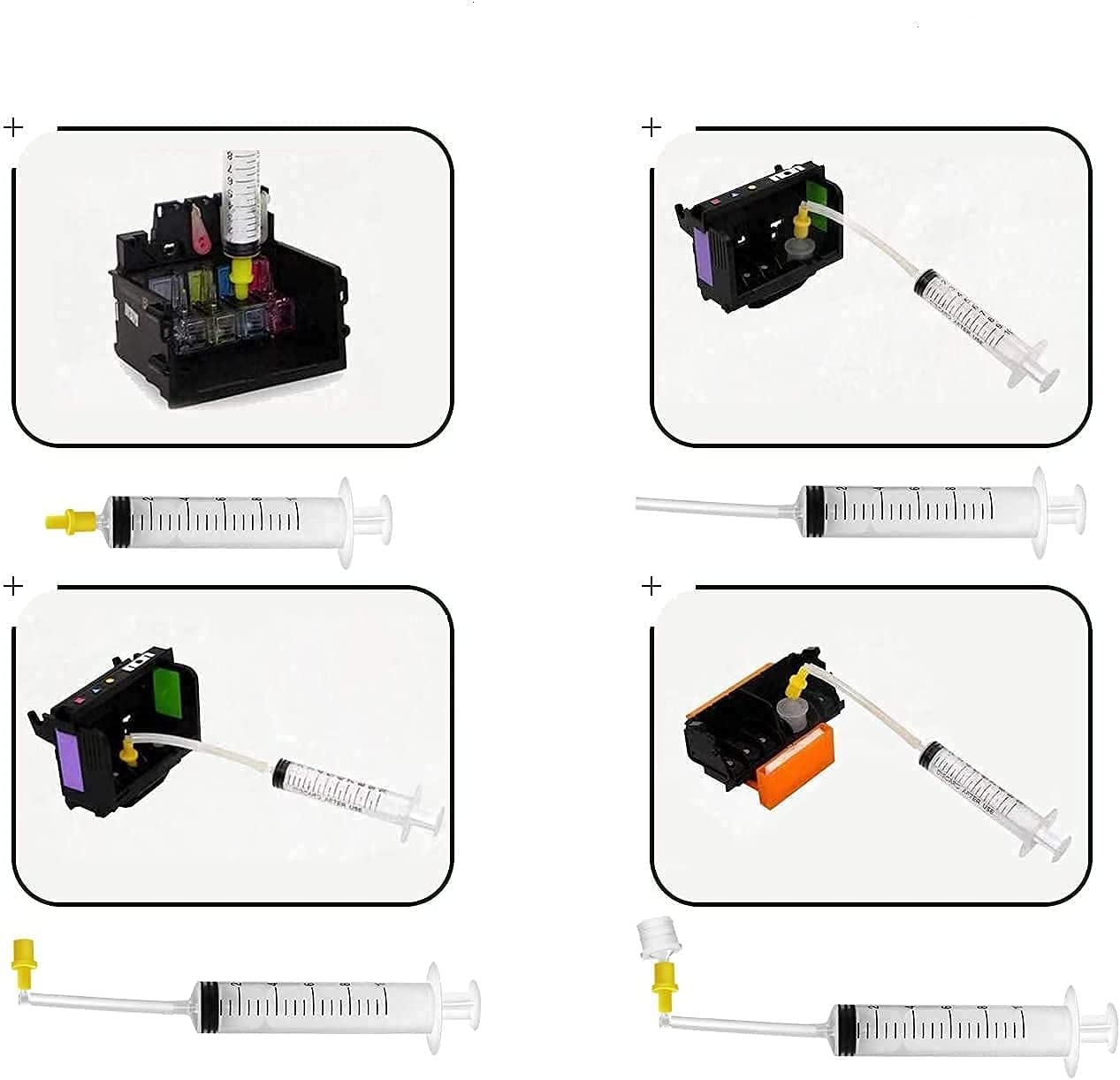 Universal Printer Cleaning Kit for All Printers Brand Unblock Print Head Nozzles Cleaner Flush