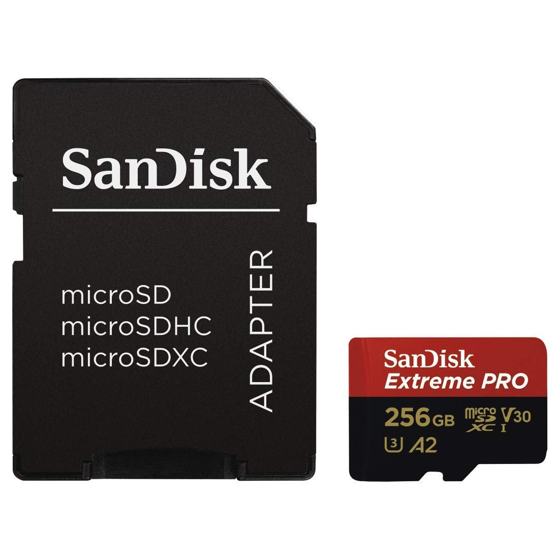 SanDisk 256GB Extreme Pro MicroSD Memory Card Compatible with DJI Mavic 3 Classic, Action 5 Pro, Mavic Pro Platinum (SDSQXCD-256G-GN6MA) Bundle