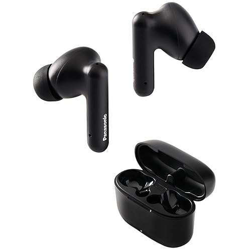 Panasonic ErgoFit True Wireless Earbuds, in Ear Headphones with XBS Powerful Bass, Bluetooth 5.3, Charging Case - RZ-B110W