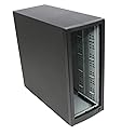 DupliM External 9-Bay Duplicator Case Enclosure Tower for DVD CD Blu-ray HDD USB - Includes 400-Watt UL Power Supply