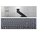 New Laptop Keyboard (Without Frame) Replacement for Acer Aspire E15 Start ES1-512 ES1-512-C35P ES1-512-P0SY ES1-512-C8HY US Layout Black Color