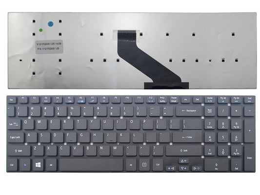 New Laptop Keyboard (Without Frame) Replacement for Acer Travelmate P255MG P255MP P255MPG P256-M P273-M P273-MG US Layout Black Color