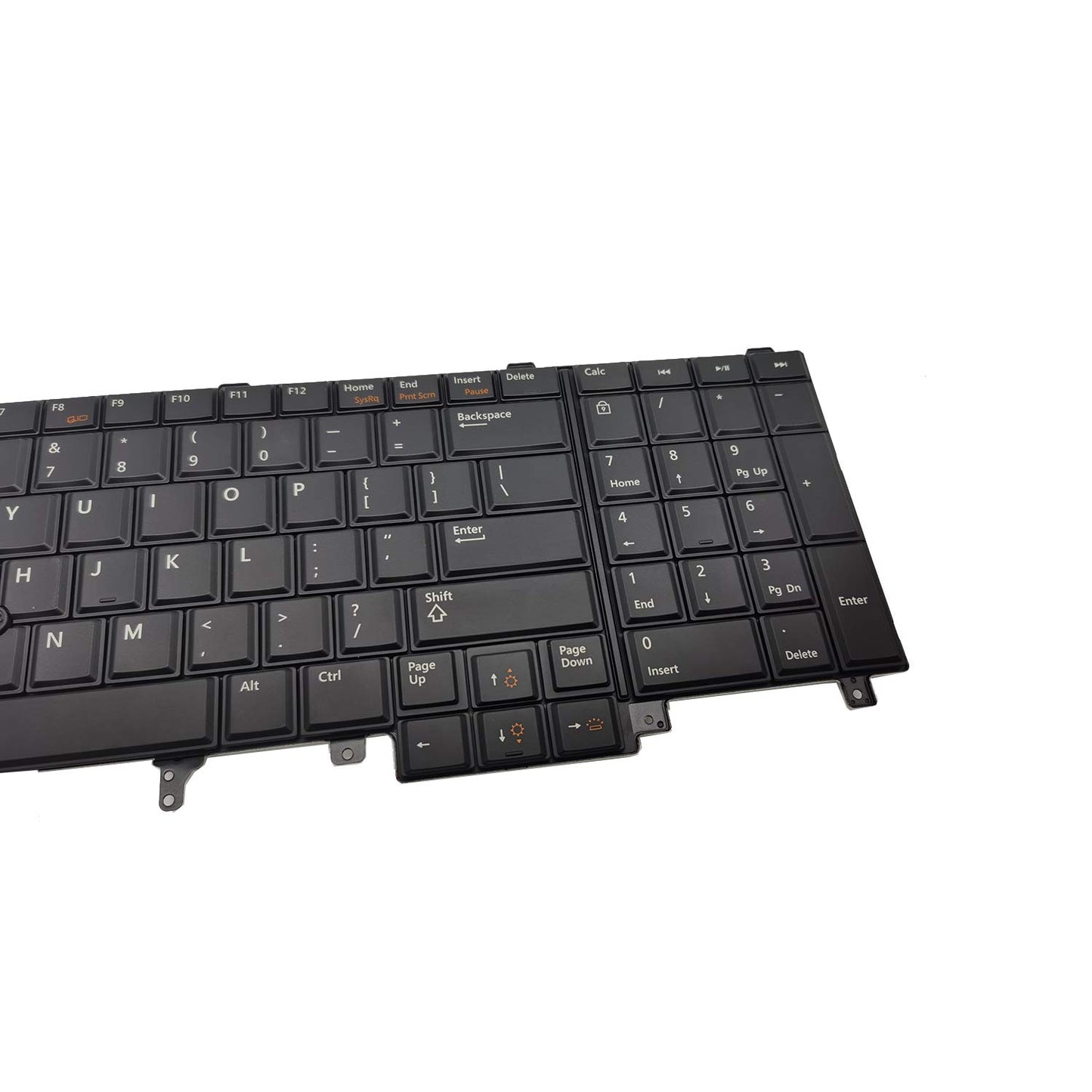 LAIKA US Layout Notebook Keyboard for e6520 e6530 e6540 e5520 E5530 Series, Black, with Backlight, with Remote Control Lever, e6520