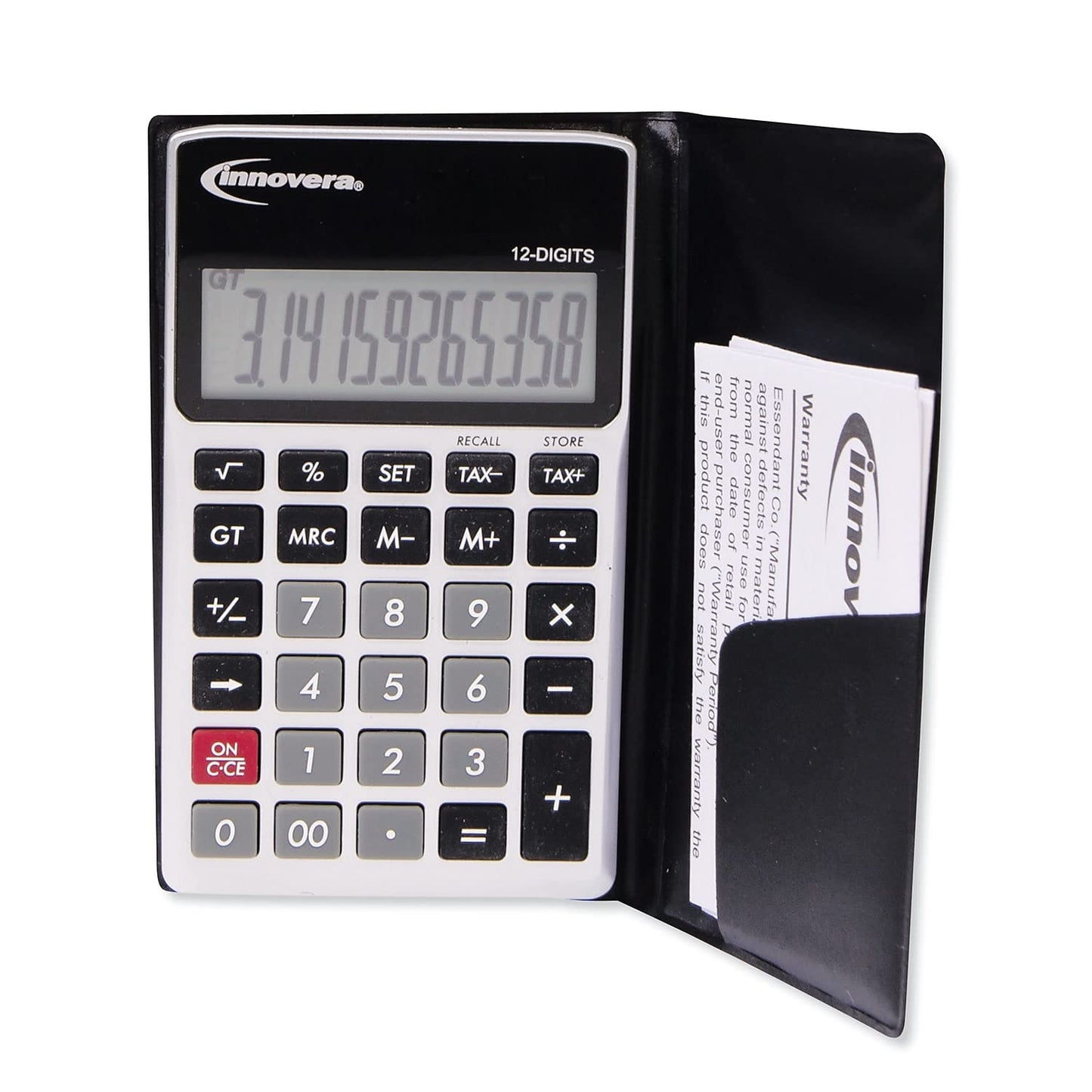 INNOVERA 15922 Handheld Calculator, 12-Digit LCD