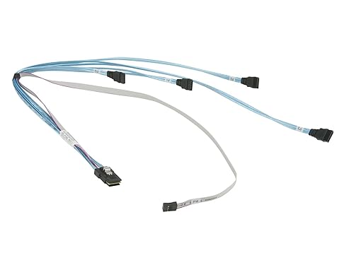 Supermicro CBL-0188L 2ft IPASS to 4xSATA Cable