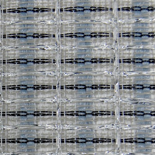 Mojotone Blue/White/Silver Grill Cloth 36" Wide