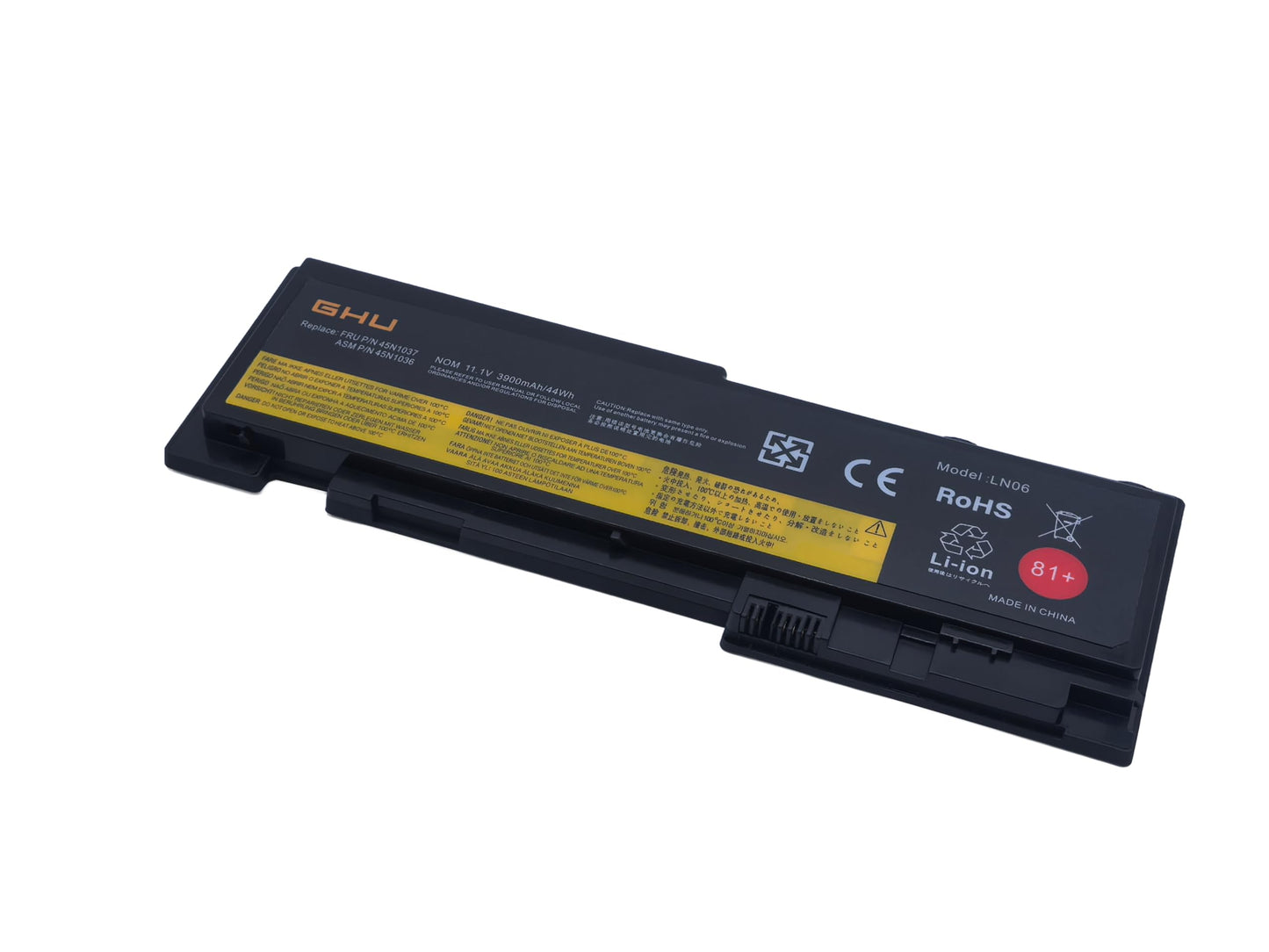 GHU New Battery 81+ Compatible with Lenovo ThinkPad T420s T430s 0A36287 42T4844 42T4845 42T4846 42T4847 45N1036 45N1037 45N1038 45N1039 45N1064