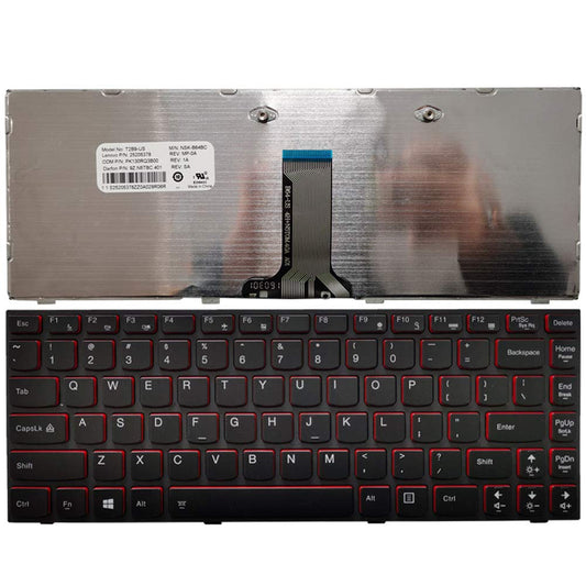 Laptop Replacement Keyboard Fit Lenovo IdeaPad Y400 Y400N Y410P Y430P US Layout No Backlight