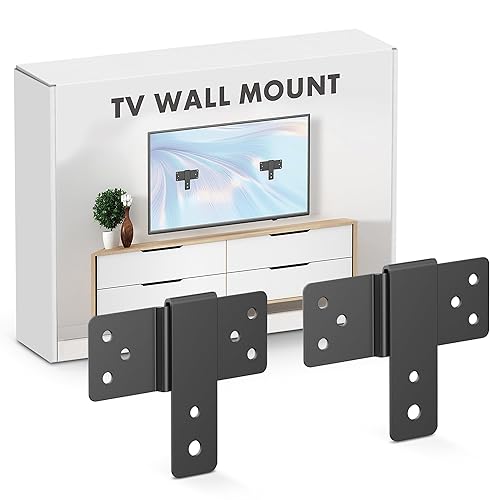 Wall Mount TV Bracket,No Stud TV Wall Mount,No Drill TVBrackets for Wall,Easy Install Fits 19-100 inch TVs,Include Hardware,Suitable for Most LED LCD