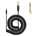 Xivip Replacement Extension Audio Cable 3.5mm Male and 6.35mm Adapter to 2.5mm Male Cord Compatible with Sennheiser HD598 HD558 HD518 HD598Cs HD599…