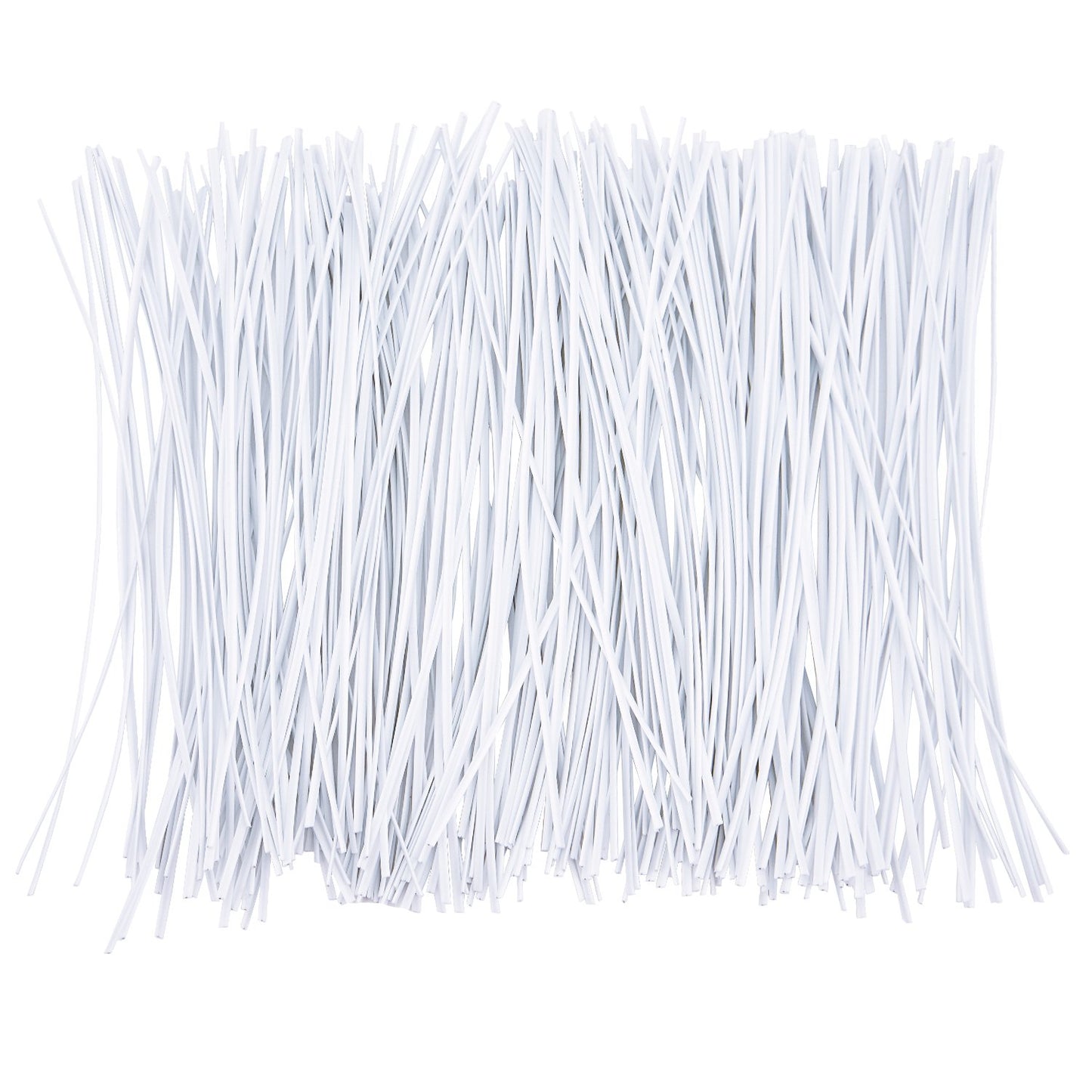 Sunmns 250 Piece Twist Cable Cord Wire Ties Reusable Fastening (6 Inch, White)