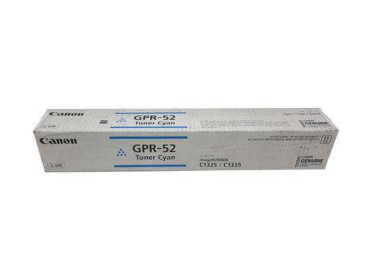 Canon Gpr-52 Original Toner Cartridge - Cyan