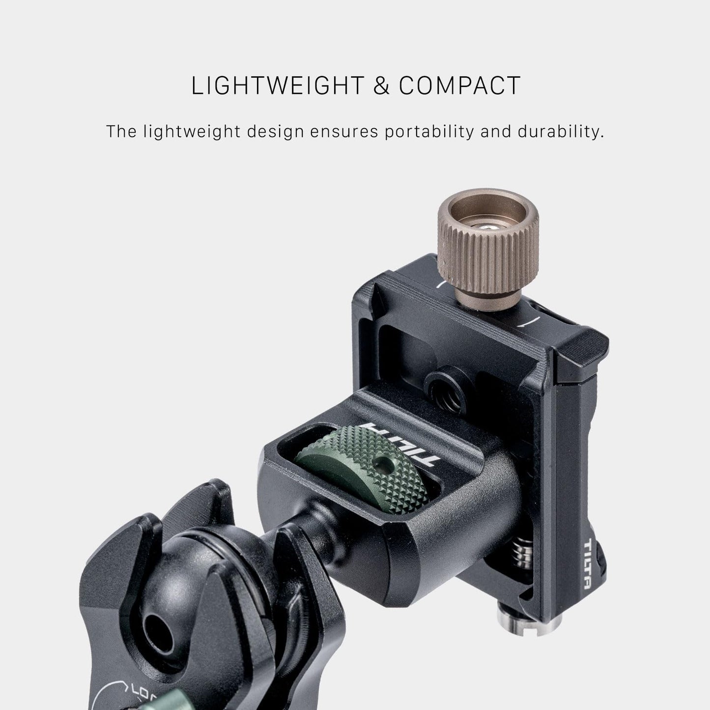 Tilta Universal ARCA Quick Release Baseplate | 1/4"-20 and 3/8"-16 Threads | Lightweight Aluminum Alloy Construction | Black | TA-UABP-B