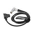 Alvin's Cables Arri Alexa Mini Camera Power Cable 2B Right Angle 8 Pin Female to D Tap