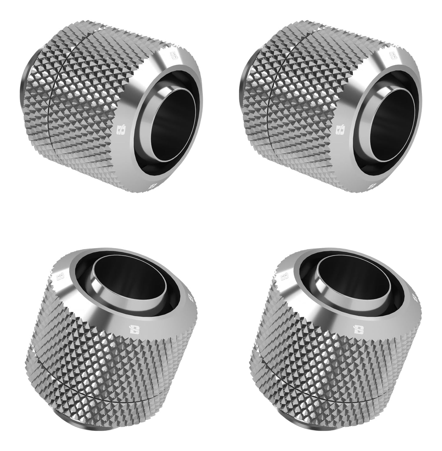 Barrow G1/4" Thread to 3/8" ID, 1/2" OD Compression Fitting for Soft Tubing - Use for 10/13mm (ID/OD) Soft Tube, Soft Pipe Connector with Sealed