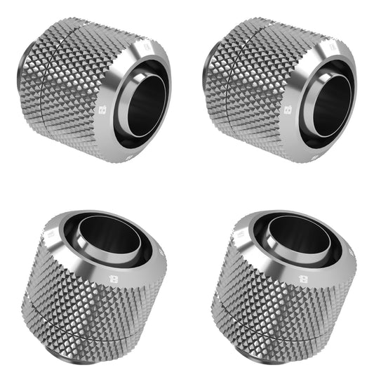 Barrow G1/4" Thread to 3/8" ID, 1/2" OD Compression Fitting for Soft Tubing - Use for 10/13mm (ID/OD) Soft Tube, Soft Pipe Connector with Sealed