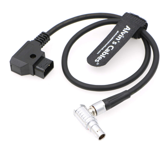 Alvin's Cables D-Tap to 2 Pin Male Right Angle Power Cable for Teradek Bond, Teradek Bolt, SmallHD Monitor 45cm|18inches
