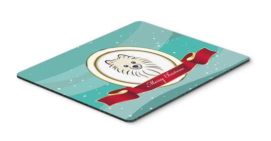 Caroline's Treasures BB1517MP Pomeranian Merry Christmas Mouse Pad, Hot Pad or Trivet for Home Office Gaming Working Computers Laptop Mouse