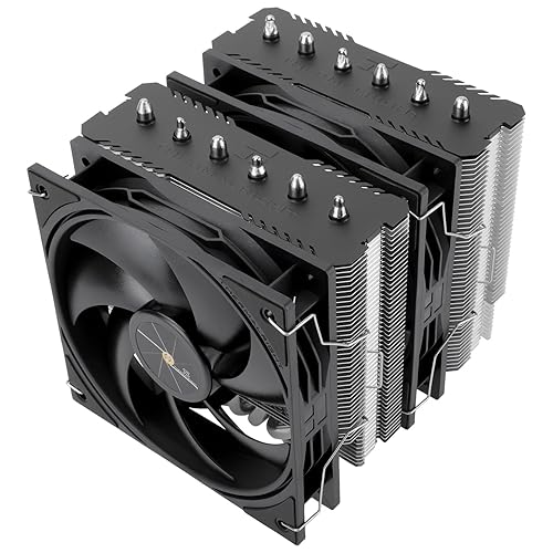 Thermalright Peerless Assassin 120 SE V3 CPU Cooler, 6-heatpipe AGHP Technology, Dual 120mm PWM Fans, 2000 RPM Speed, PA120SE 3rd Generation