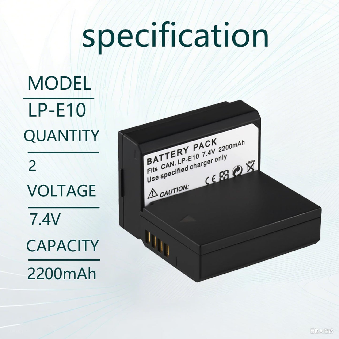 Focruzom LP-E10 Replacement Battery and USB Dual Charger for EOS Rebel T7 T6 T5 T3 T100, EOS 2000D, 3000D, 4000D, 1200D 1100D 1300D 1500D, KISS X50