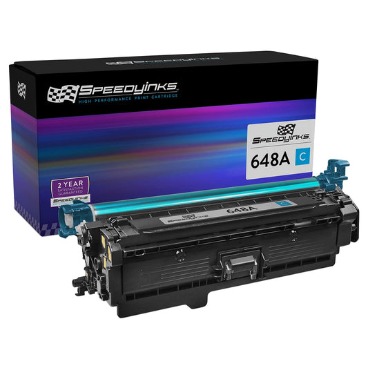 SPEEDYINKS Replacement Toner Cartridge Compatible with HP 648A CE261A (Single Pack, Cyan) Compatible with LaserJet Printers:: CP4025 CP4525 CP4025n