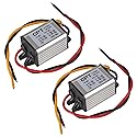 2PCS 12V to 6V Power Voltage Converter Buck Voltage Waterproof Converter Modules 3A 18W Car Power Converter Step Down Volt Module for Vehicle…