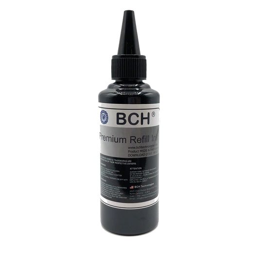 BCH Premium DTF Printer Ink - 100 ml Black for Inkjet Direct to Film Heat Transfer Printing…