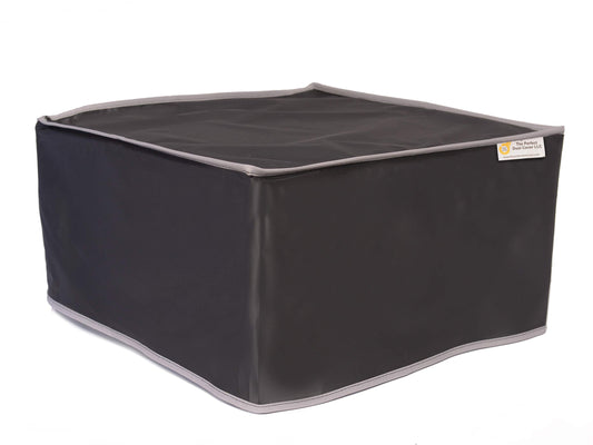 The Perfect Dust Cover, Black Vinyl Cover for Epson Workforce Pro WF-3733 All-in-One Printer, Anti Static and Waterproof Cover Dimensions 16.1''W x